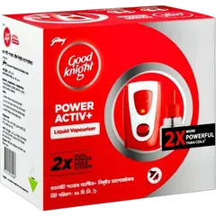 Good Knight Power Activ Plus (Machine Plus Refill)-45 ml - Rokomari
